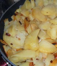 Crispy fried potatoes - cooking secrets