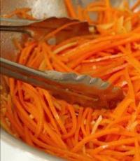 Recipes for the most delicious salads with smoked chicken and Korean carrots Salad smoked breast carrots Korean cucumber