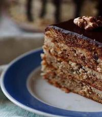 Torta Kutuzov: Legenda in resničnost Kuhanje čokoladne torte 