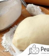 Belyashi dough - step by step recipes